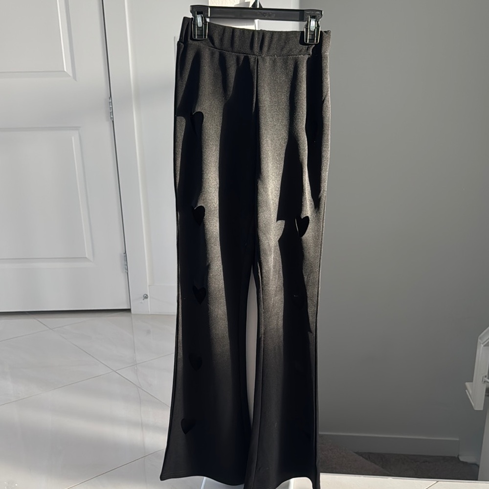 SHEIN Black Wide Leg Pants Relaxed Fit